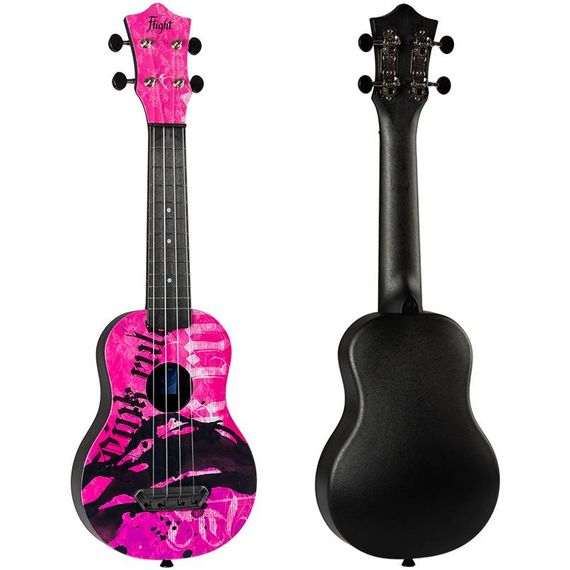 FLIGHT ULTRA S-40 Pink Rules укулеле сопрано, серия Ultra,