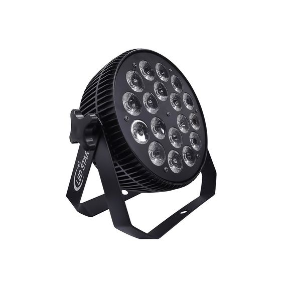 LED STAR MA-4018 RGBWA+UV Светодиодный прожектор смены цвета (колорчэнджер), изображение 2
