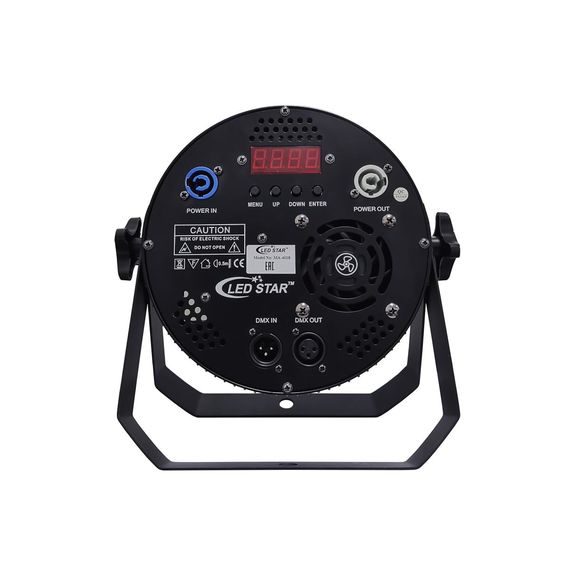LED STAR MA-4018 RGBWA+UV Светодиодный прожектор смены цвета (колорчэнджер), изображение 3