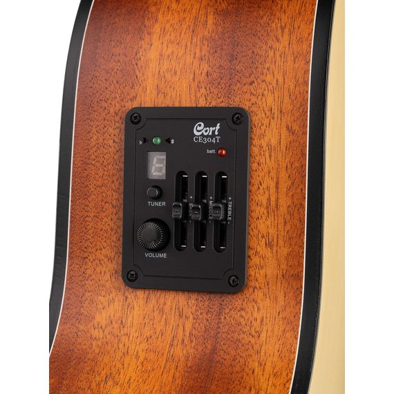 CORT AC120CE-OP Classic Series Классическая гитара со звукоснимателем, с вырезом