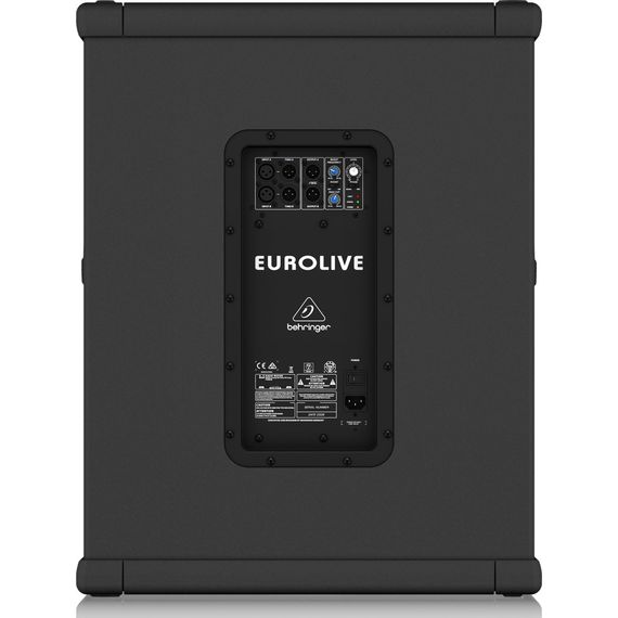 BEHRINGER B1800XP активный сабвуфер 18", 2000 Вт пик, усилительный модуль 3000 Вт, 40-150Гц, 129дБ, стерео-кроссовер, ФНЧ 70-150Гц, BOOST 40-90Гц
