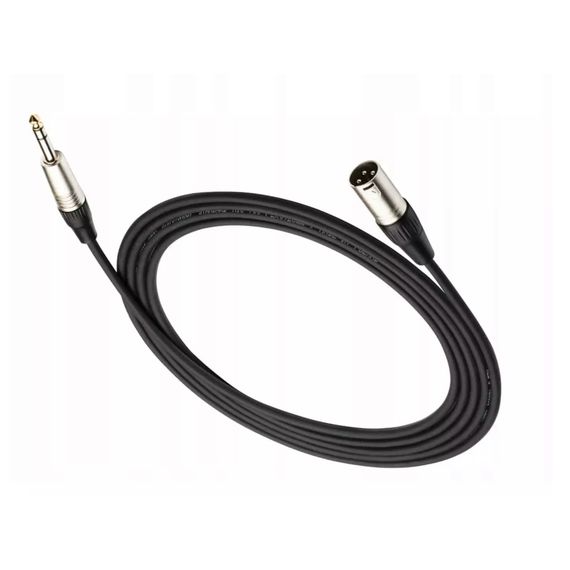 ​TRUE MAGIC TLC077 10M Кабель микрофонный Jack stereo XLRm, 10м, черный