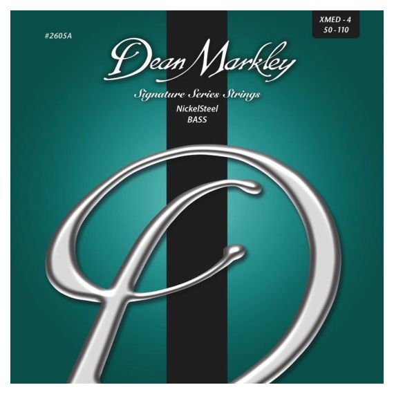 DEAN MARKLEY DM2605A Signature Nickel Steel Комплект струн для бас-гитары, никелированные, 50-110