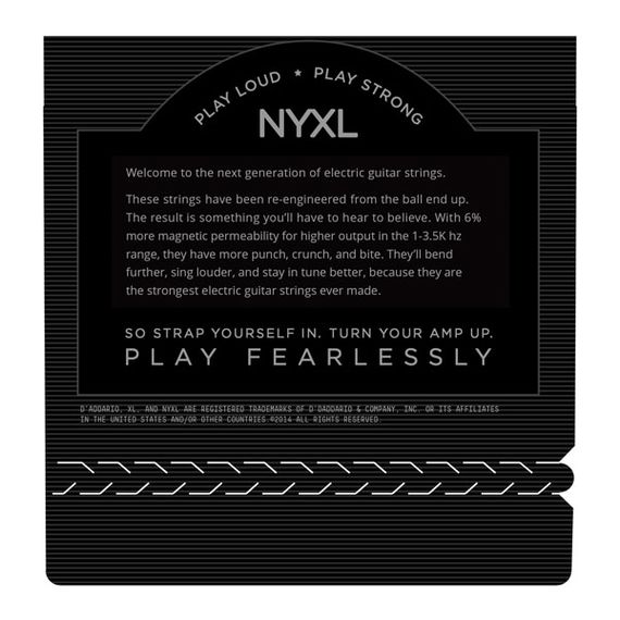 D'ADDARIO NYXL1149 Medium Набор струн для электрогитары, калибр 11-49