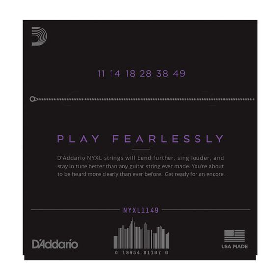 D'ADDARIO NYXL1149 Medium Набор струн для электрогитары, калибр 11-49
