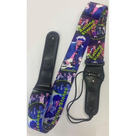 BOSSTONE GS-303B Rolling Stones Ремень для гитары, тканевый с рисунком Rolling Stones