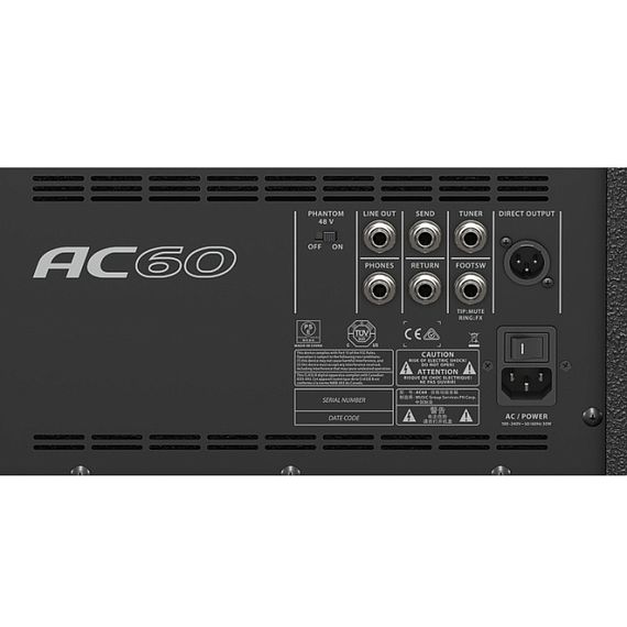BUGERA AC60 Усилитель для акустической гитары, мощность 60 Вт,, изображение 4