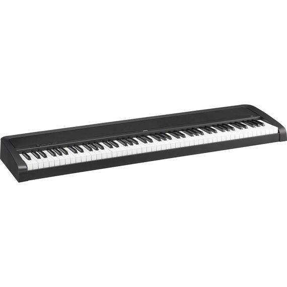 KORG B2-BK Цифровое пианино, взвешенная клавиатура, 12 тембров, педаль и адаптер питания в комплекте