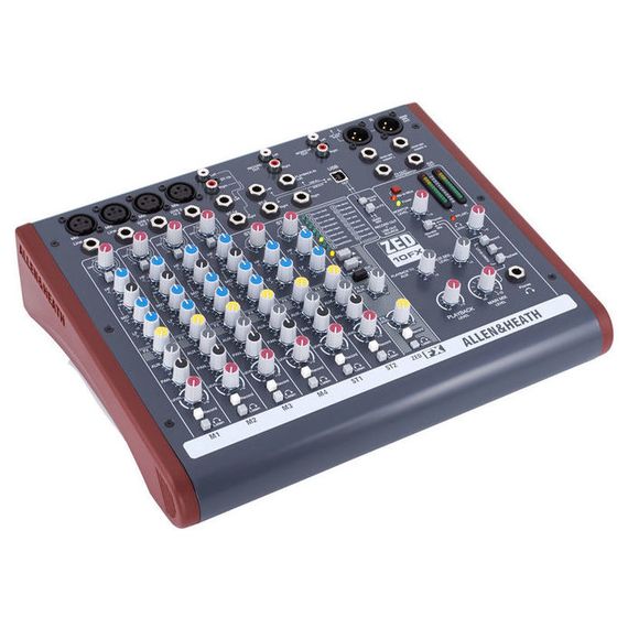 ALLEN&HEATH ZED10FX Микшерный пульт 4 моно, 2 стерео, USB интерфейс, процессор эффектов, изображение 3