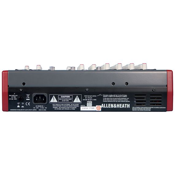 ALLEN&HEATH ZED10FX Микшерный пульт 4 моно, 2 стерео, USB интерфейс, процессор эффектов, изображение 4