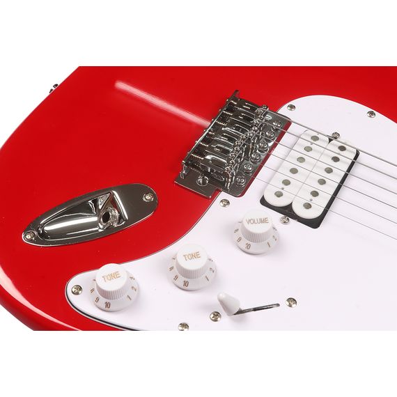 BOSSTONE SG-04HH RD+Bag Гитара электрическая, 6 струн; цвет красный