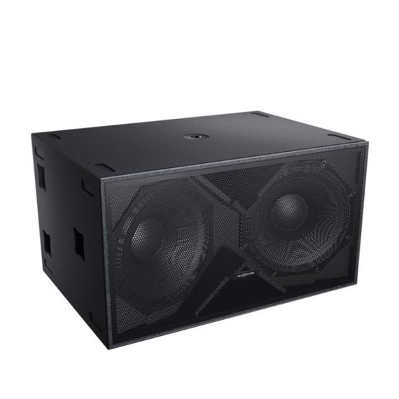 AUDIOCENTER K-LA218-DSP активный сабвуфер 2x18", усилитель класса D 2800 Вт, SPL max 141 дБ, частотный диапазон 32Hz-400Hz, 1080×595×760 мм, 101 кг