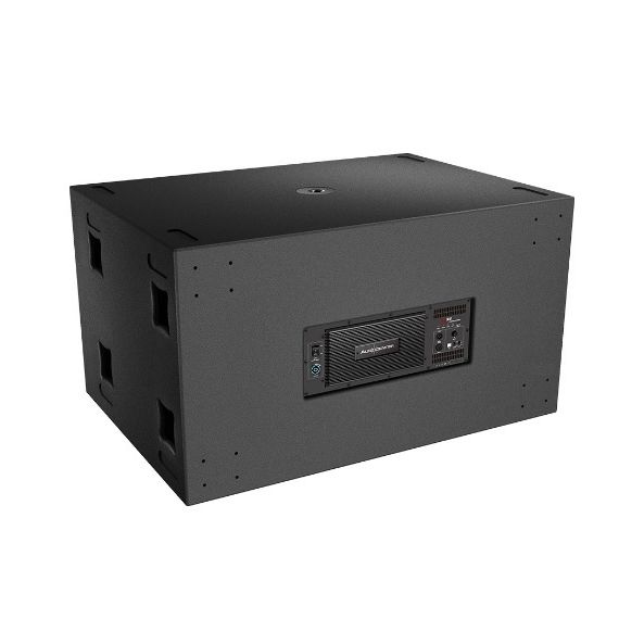 AUDIOCENTER K-LA218-DSP активный сабвуфер 2x18", усилитель класса D 2800 Вт, SPL max 141 дБ, частотный диапазон 32Hz-400Hz, 1080×595×760 мм, 101 кг
