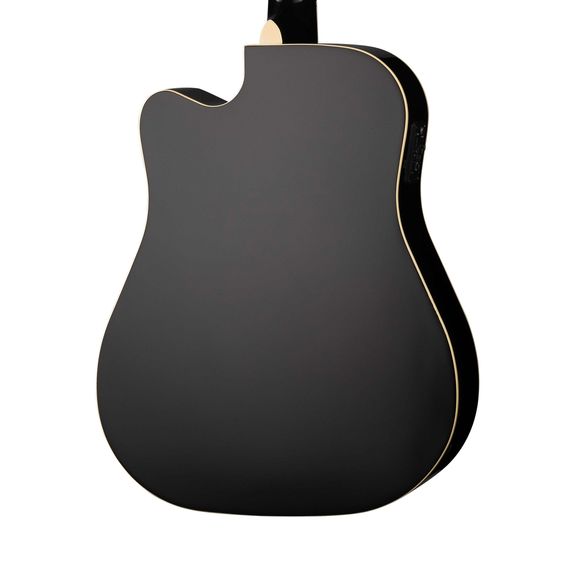 CORT AD880CE-BK Standard Series Электро-акустическая гитара, с вырезом, черная