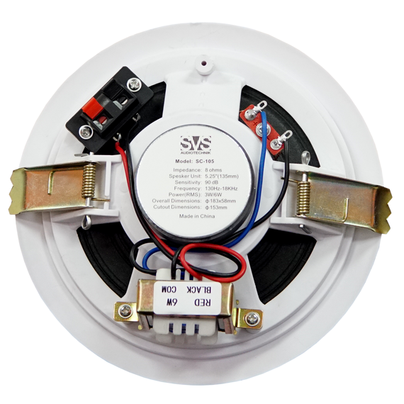SVS Audiotechnik SC-105 Громкоговоритель потолочный 3/6 Вт (70/100V)