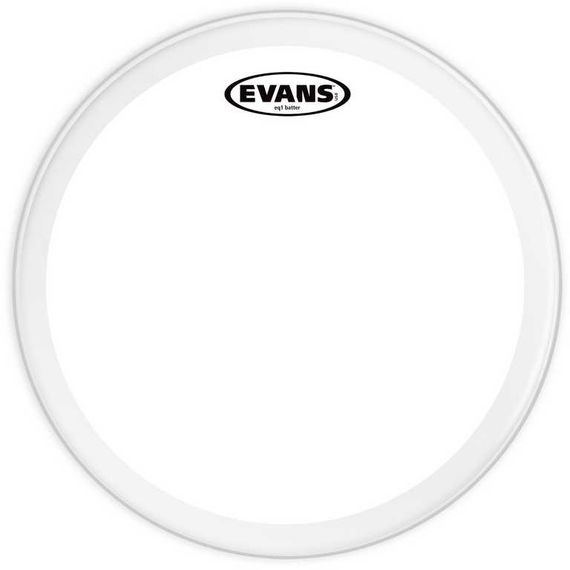 EVANS BD22GB1 EQ1 Bass Пластик барабанный басовый 22"