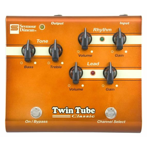 SEYMOUR DUNCAN SFX-03 Twin Tube Classic Pedal Напольный ламповый предусилитель, 2 канала,