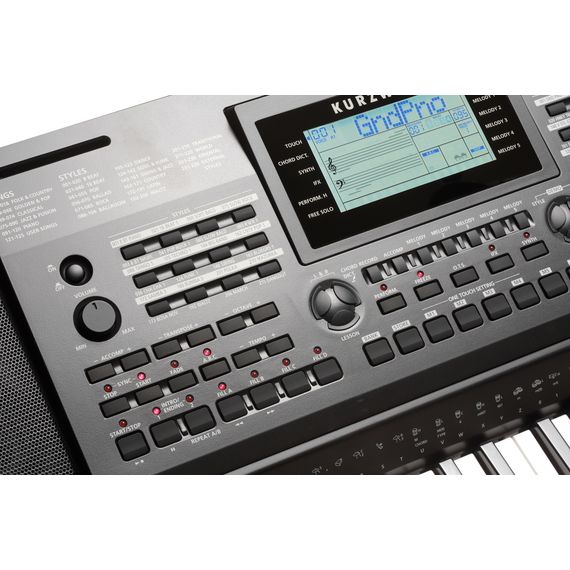 KURZWEIL KP200 LB Синтезатор с 61-клавишной чувствительной клавиатурой