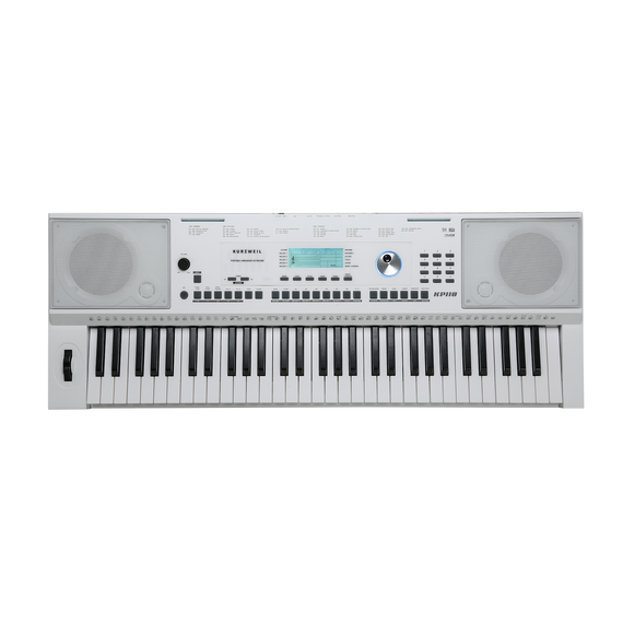 KURZWEIL KP110 WH Синтезатор 61кл.Механика синтезаторного типа, с клавиатурой чувствительной к силе нажатия, Цвет белый