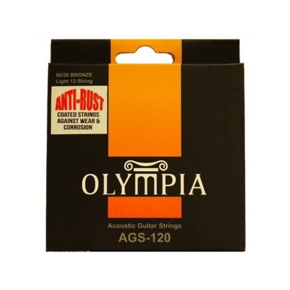 OLYMPIA AGS 120 Струны для акустической 12ти струнной гитары, 80/20 Bronze, 10-47