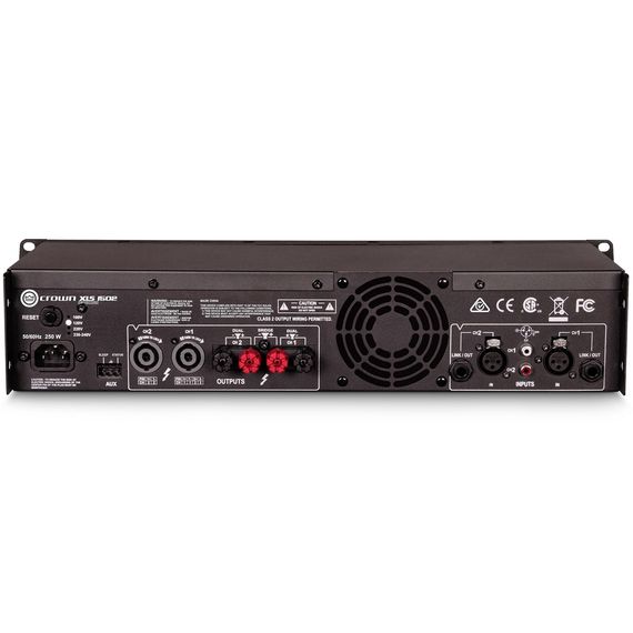 CROWN XLS1502  Усилители мощности с DSP, 2х775 Вт/2 Oм, 2х525 Вт/4 Ом, 2х300 Вт/8Ом