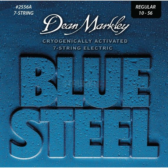 DEAN MARKLEY DM2556A Blue Steel Комплект струн для 7-струнной электрогитары, никелированные, 10-56