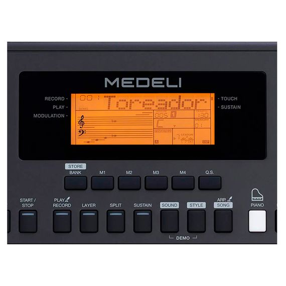 MEDELI MK200 Cинтезатор 61 клавиша с сенсорным управлением