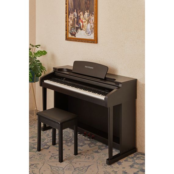 SAI PIANO P-30WH Цифровое пианино,88 клавиш молоточковая механика, 3 уровня чувствительности клавиатуры цвет белый