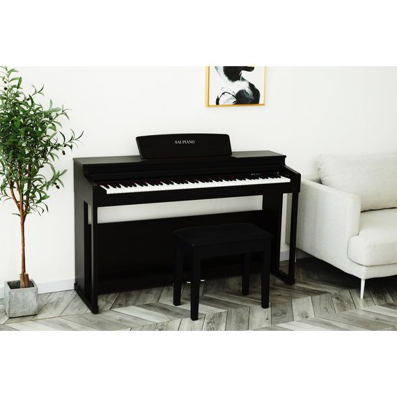 ​SAI PIANO P-110BK Цифровое пианино,88 клавиш молоточковая механика, 5 уровней чувствительности клавиатуры