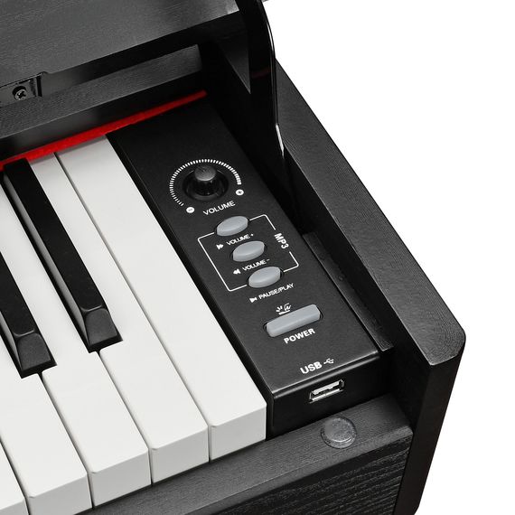 EMILY PIANO D-52 BK Цифровое фортепиано 88 полноразмерных клавиш фортепианного типа