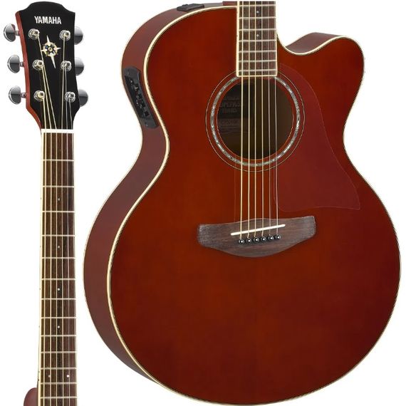 YAMAHA CPX600 ROOT BEER акустическая гитара со звукоснимателем.Тип корпуса: Джамбо