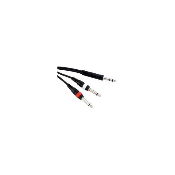 INLINE YC-009 Кабель акустический, 6,35мм, стерео - 2х6,35мм, моно, 3м