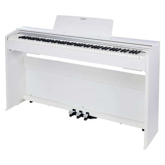 CASIO PRIVIA PX-870WE Цифровое пианино 88кл. со стойкой и педалями, белое