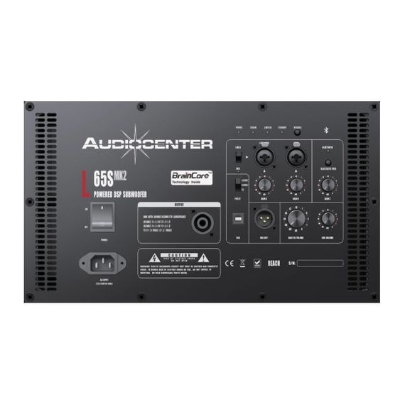 AUDIOCENTER L65S Активный 1х18" сабвуфер, усилитель класса D, 4000 Вт