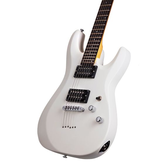SCHECTER C-6 DELUXE SWHT Гитара электрическая шестиструнная, крепление грифа: на болтах