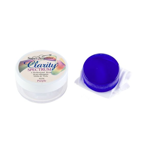 Super Sensitive 9254 Канифоль для скрипки, альта Clarity, гипоаллергенная, фиолетовая 9254
