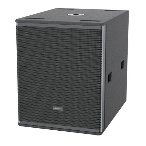 AUDIOCENTER S3118A активный сабвуфер SPL max - 134 дБ