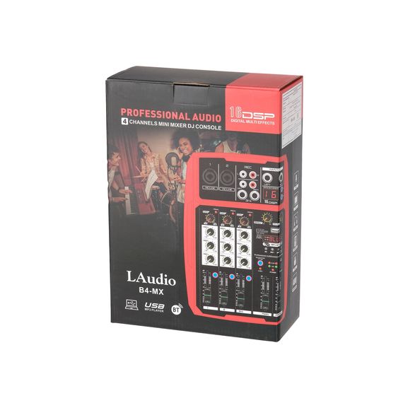 LAUDIO B4-MX Микшерный пульт, 4 канала