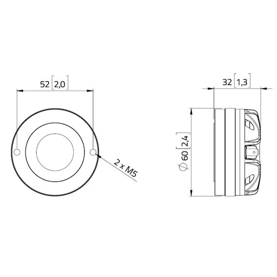 LAVOCE DN10.142 Драйвер 1" ВЧ компрессионный, неодимовый 50Вт, 8 Ом
