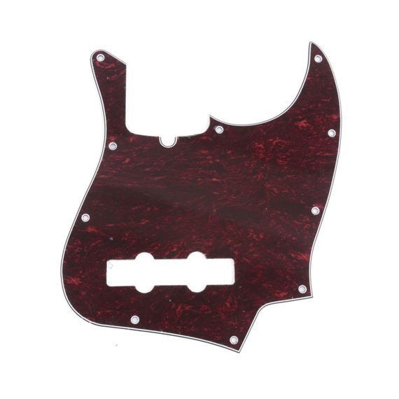MUSICLILY MX1302RT Защитная накладка бас-гитары Jazz Bass Modern Style, 4 слоя, черепаший панцирь
