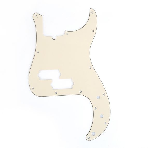 MUSICLILY MX1303CM Защитная накладка бас-гитары Precision Bass, 3 слоя, кремовая