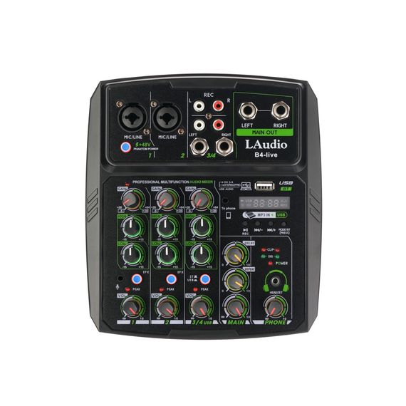 LAUDIO B4-live Микшерный пульт, 4 канала