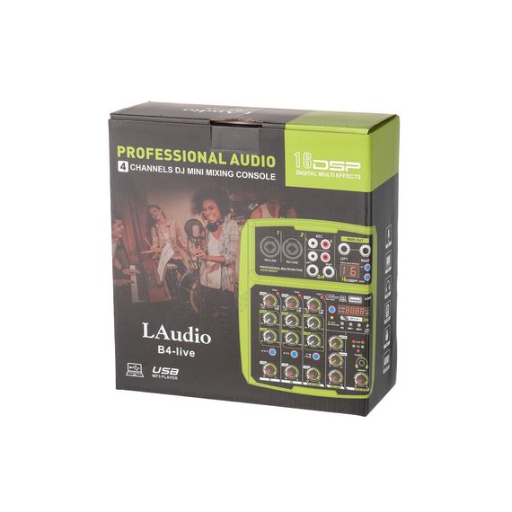 LAUDIO B4-live Микшерный пульт, 4 канала