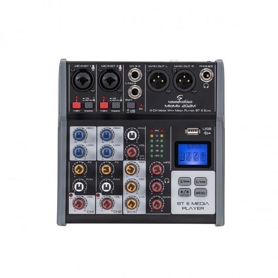 SOUNDSATION MioMix-202M Микшерный пульт, 4 канала