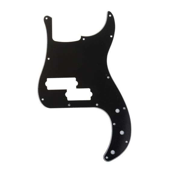 MUSICLILY MX1396BK Защитная накладка 5-струнной бас-гитары Precision Bass Mexico, 3 слоя, черная