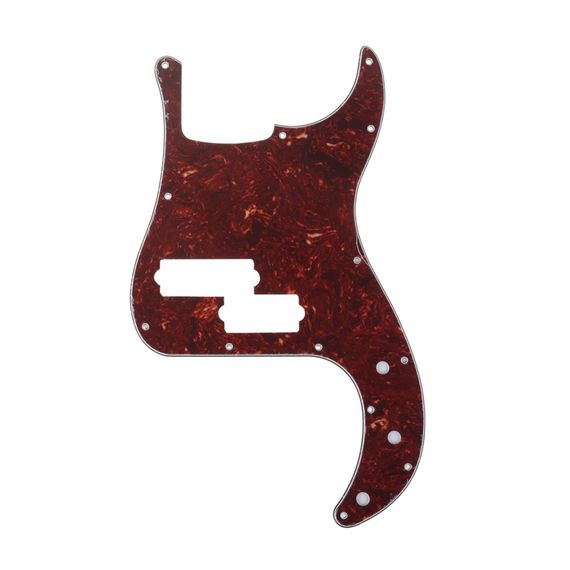MUSICLILY MX1396BT Защитная накладка 5-струнной бас-гитары Precision Bass, 4 сл, черепаший панцирь