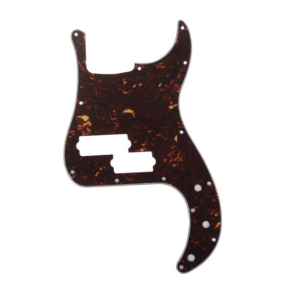 MUSICLILY MX1396DT Защитная накладка 5-струнной бас-гитары Precision Bass, 4 сл, черепаший панцирь