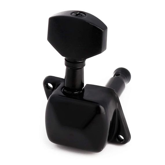METALLOR MH-15-BK-6L Колки для гитары 6л, черные