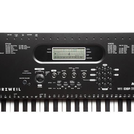 KURZWEIL KP70 синтезатор; Количество клавиш: 61