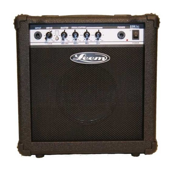 LEEM S15B Комбик бас-гитарный 15Вт. Мощность 15Вт, динамик 6,5"